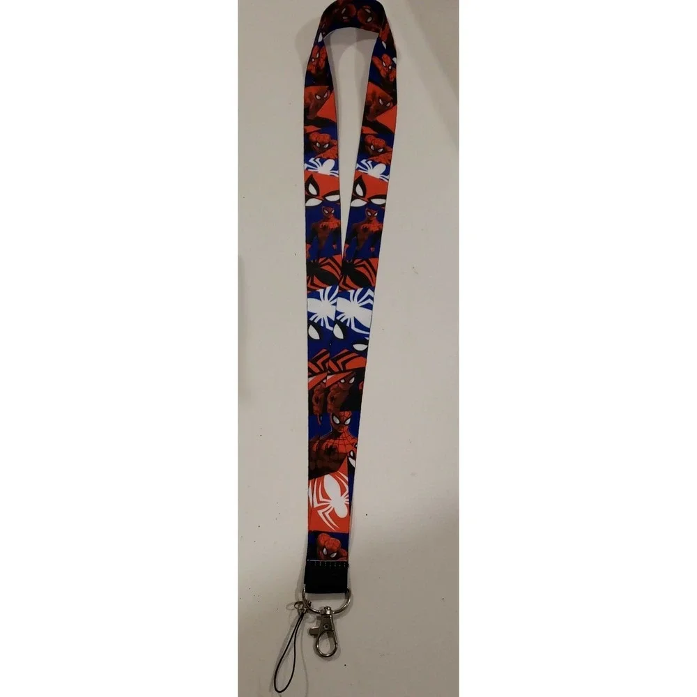 Disney SPIDER-MAN MARVEL SUPERHERO Pin Trading Neck‎ lanyard ID keys NEW 069